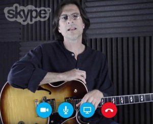 Clases de guitarra por Skype - Pide tu primera clase de guitarra gratis