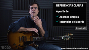 Conectar tríadas en la guitarra