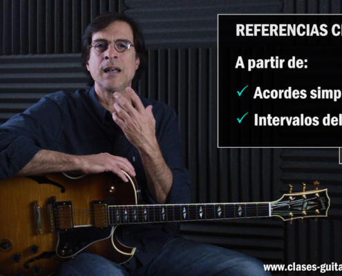 Conectar tríadas en la guitarra