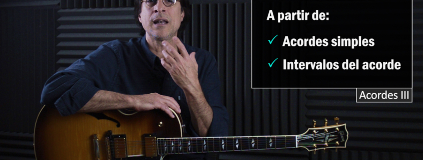 Conectar tríadas en la guitarra